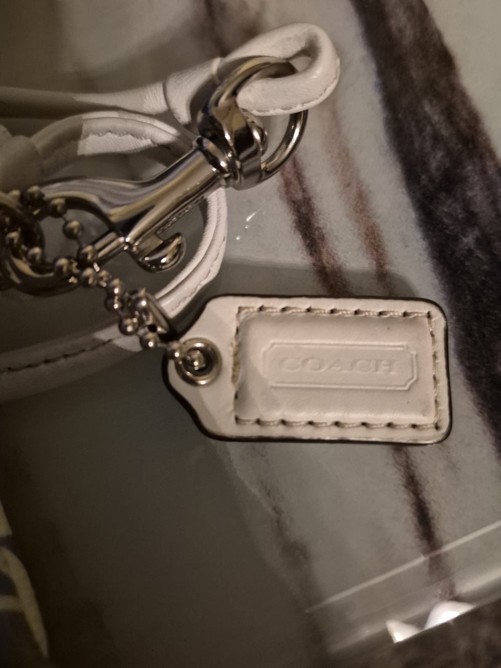 Coach Patterned Tote Bag with Coin Pouch - Picture 3 of 16